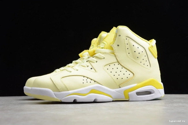 Air Jordan 6 Yellow Floral 543390-800 (GS) Dynamic Retro 1001